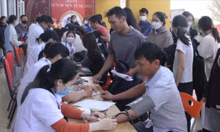 Tưng bừng không khí ngày hội Chủ Nhật Đỏ lần thứ XVI tại Cao Bằng và Đắk Lắk