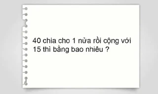 Bài Toán tiểu học tưởng siêu dễ nhưng lại khiến nhiều sinh viên Đại học tranh cãi