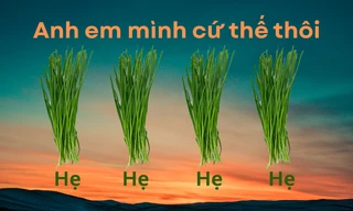 Trend "Anh em mình cứ thế thôi, hẹ hẹ hẹ" bắt nguồn từ đâu mà viral trên MXH?