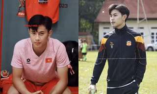 "Hotboy" Trần Gia Bảo - cầu thủ U17 Việt Nam ghi bàn trận gặp U17 Nhật Bản