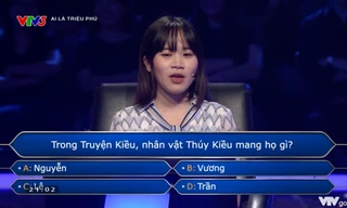 Câu hỏi về Truyện Kiều trong "Ai Là Triệu Phú" khiến người chơi lẫn khán giả lúng túng
