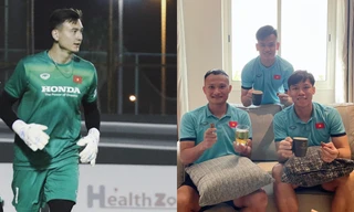 Tuyển Việt Nam tại Ả Rập Xê Út: Đặng Văn Lâm khoe body sau nửa năm ăn sushi, cá hồi ở Nhật