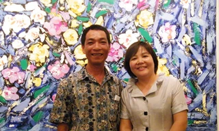 Vợ chồng họa sĩ 'viết' giao hưởng