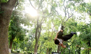 Những màn trình diễn đẹp mắt của Parkour Hà Thành