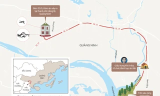 [ĐỒ HỌA] Hành trình trốn chạy của nghi can gây thảm án