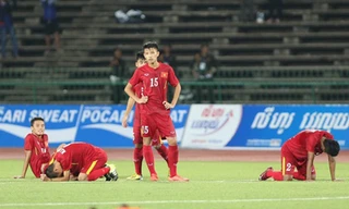 Việt Nam dừng bước tại tứ kết giải U16 châu Á. Ảnh: Vnexpress