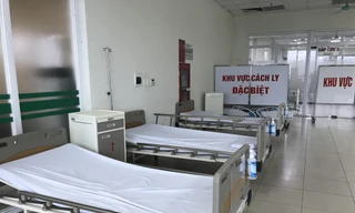 Khu cách ly bệnh nhân nhiễm virus corona mới tại BV Bệnh Nhiệt đới T.Ư. Ảnh: Thái Hà