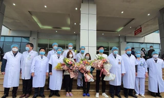 BV Bệnh Nhiệt đới T.Ư nơi điều trị cho 3 bệnh nhân dương tính virus corona - Ảnh: Thái Hà