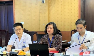 Đại diện BV Da liễu T.Ư tại cuộc gặp gỡ báo chí