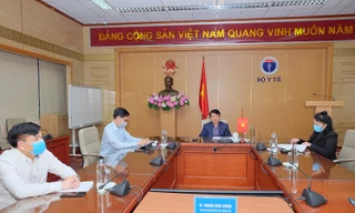 Thứ trưởng Bộ Y tế Trương Quốc Cường tham dự cuộc họp trực tuyến các Bộ trưởng Y tế G20