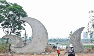 Công viên trăm tỷ ở Hà Nội đang 'hồi sinh' sau nhiều năm bỏ hoang
