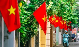 Hà Nội rực rỡ sắc cờ mừng Tết Độc lập