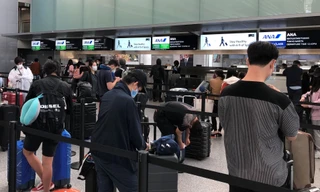 Nhóm công dân được đưa về nước. (Ảnh: Mofa)