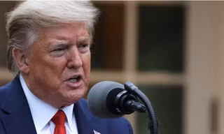 Tổng thống Mỹ Donald Trump. (Ảnh: CNN)