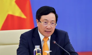 Phó Thủ tướng Phạm Bình Minh tại phiên họp. (Ảnh: BQT)