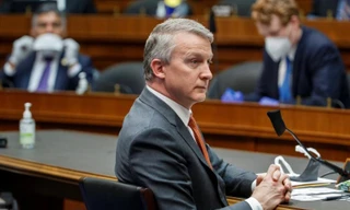 TS Rick Bright tại phiên điều trần. (Ảnh: Reuters)