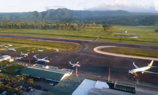 Quang cảnh sân bay Port Vila của Vanuatu (Ảnh: Dailypost.vu)