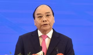 Thủ tướng Nguyễn Xuân Phúc phát biểu tại lễ khai mạc Hội nghị cấp cao ASEAn 36. (Ảnh: Như Ý)