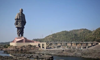 Tượng Thống nhất ở bang Gujarat. (Ảnh: Reuters)