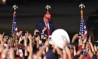 Nhiệm kỳ của ông Trump được đánh giá là gây phân cực mạnh nhất trong lịch sử các đời tổng thống Mỹ. (Ảnh: AP)