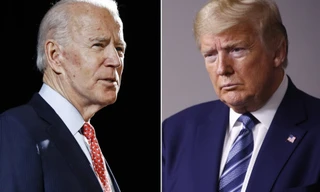 Hai đối thủ Joe Biden (trái) và Donald Trump. (Ảnh: AP)