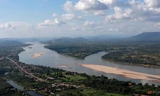 Đoạn sông Mekong chảy qua Thái Lan. (Ảnh: Reuters)