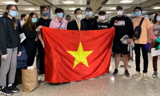 Nhóm công dân Việt Nam tại Mỹ được đưa về nước. (Ảnh: Mofa)