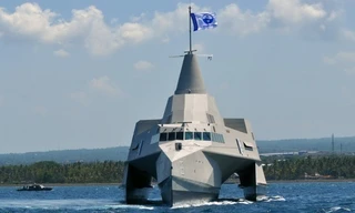 Một tàu chiến của Hải quân Indonesia. (ảnh: gcaptain.com)