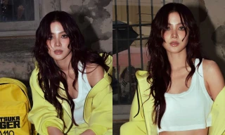 Milan Fashion Week: Baifern đẹp tựa tiên cá, đại náo cõi mạng cùng Momo TWICE