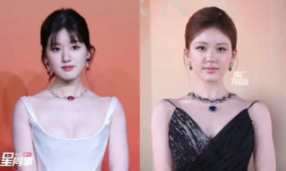 Triệu Lộ Tư bị nghi "đụng dao kéo" vì gương mặt tượng sáp tại sự kiện BVLGARI