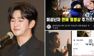 Kim Soo Hyun khó "lật kèo" với loạt ảnh, clip mới được Viện Garo Sero tung ra