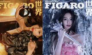 Bạch Lộc mặc 7 bộ Haute Couture lên bìa tạp chí, khả năng "bắn ảnh" thần sầu