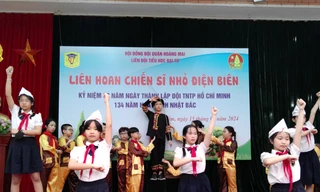 Tiểu học Đại Từ: Liên hoan "Chiến sĩ nhỏ Điện Biên" làm sống lại lịch sử hào hùng