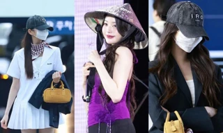 Wonyoung IVE tối giản váy áo khi đến Việt Nam, vội rời đi không kịp thay đồ