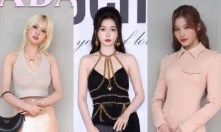 Milan Fasion Week: Sana đọ sắc bên Emma Watson, Ngu Thu Hân - Hương Giang chung hàng ghế