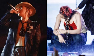 G-Dragon đội mưa biểu diễn ở Mỹ Đình: Chiếc trâm hoa cúc gần 3 tỷ đồng gây sốt