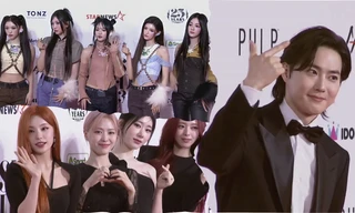 Thảm đỏ AAA 2023: Jang Wonyoung xinh như công chúa, NewJeans "chơi trội"