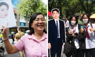 Idol K-Pop tới tận cổng trường cỗ vũ sĩ tử 2K5: Có "thành viên thứ 5" BLACKPINK bị "đánh rơi"!