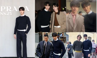 Byeon Woo Seok xứng danh "chiến thần ngoại giao" tại show diễn của Prada