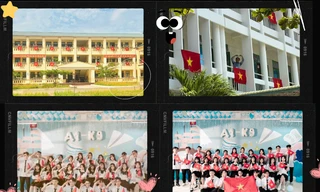 "Bản teen" đón Đại lễ: Trường rợp cờ đỏ sao vàng, nam sinh hát nhạc đỏ cực hay