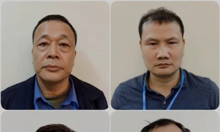 Các đối tượng bị khởi tố.