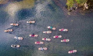 Vẻ đẹp Tràng An khiến du khách mê mẩn.