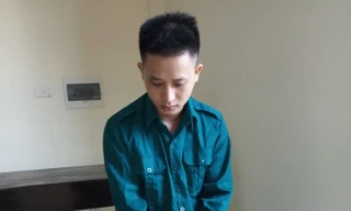 Phạm Văn Nghị tại toà. Ảnh: T.B