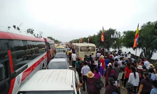 Biển người đổ về Tam Chúc mừng Đại lễ Vesak 2019