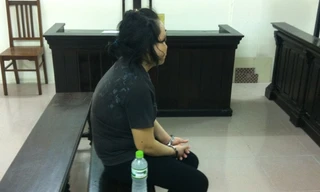 Bị cáo tại phiên toà.