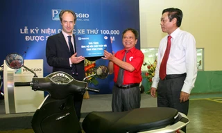 Piaggio Việt Nam và chiếc xe thứ 100.000 được xuất xưởng