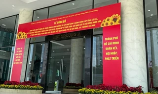 Sẵn sàng cho lễ công bố thành lập và ra mắt lãnh đạo TPHCM mới