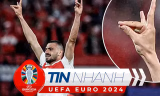 TIN NHANH EURO 2024: Ngôi sao Thổ Nhĩ Kỳ nguy cơ bị cấm thi đấu vì màn ăn mừng kỳ lạ
