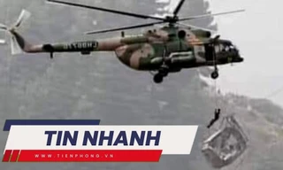 TIN NHANH: Loạt ô tô bị nổ lốp trong đêm; Nín thở cảnh cứu người kẹt ở cáp treo lơ lửng gần 300m