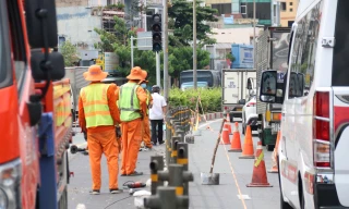 Điều chỉnh giao thông quanh khu vực nhà ga T3, sân bay Tân Sơn Nhất